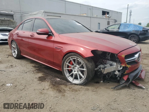 2017 Mercedes-Benz C 63 S AMG с VIN 55SWF8HB0HU187460, выставлен на аукционе Copart как лот 54487155 с пробегом 51 197 миль миль и Списание • Salvage title. История ставок и продаж доступна на DreamBid. Изображение 4.