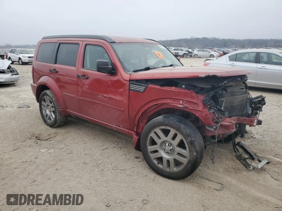 2008 Dodge Nitro R/T with VIN 1D8GU58628W151909, listed as a Copart auction lot 86127564 with 189,804 mi miles and Salvage Title. Bid and sale history available at DreamBid. Image 4.