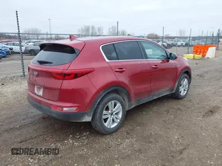 2017 Kia Sportage LX with VIN KNDPMCAC7H7153099, listed as a IAAI auction lot 40939155 with 133,394 mi miles and . Bid and sale history available at carsss.com. Image 4.