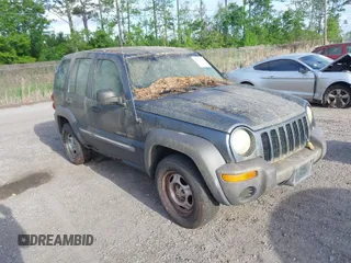 2002 Jeep Liberty Sport with VIN 1J4GL48K32W324864, listed as a IAAI auction lot 41962179 with 147,988 mi miles. Bid and sale history available at carsss.com. Image 1.