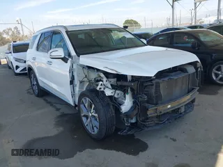 2020 Hyundai Palisade SEL z VIN KM8R44HEXLU128533, wystawiony jako IAAI lot #42094411 z przebiegiem 61 366 mil mil oraz . Historia ofert i sprzedaży dostępna na DreamBid. Obrazek 1.
