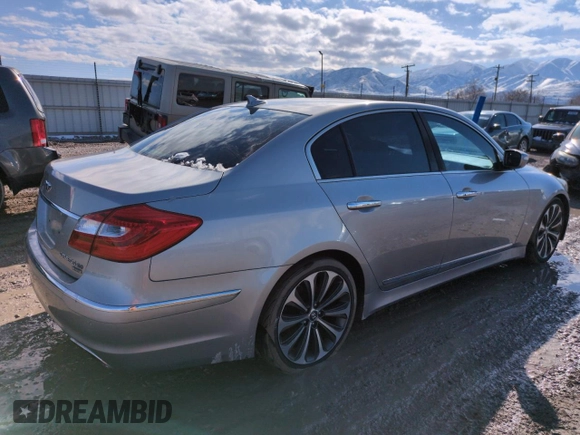 2012 Hyundai Genesis 5.0L R-Spec with VIN KMHGC4DH1CU158482, listed as a Copart auction lot 49711525 with 147,846 mi miles and Clean Title. Bid and sale history available at carsss.com. Image 3.