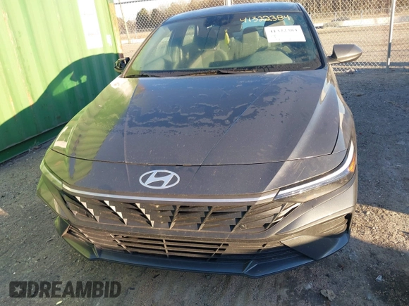 2024 Hyundai Elantra SEL with VIN KMHLM4DG3RU686052, listed as a IAAI auction lot 41322384 with 11,228 mi miles. Bid and sale history available at carsss.com. Image 13.