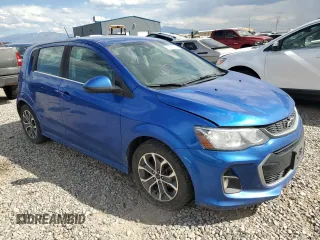 2018 Chevrolet Sonic LT with VIN 1G1JD6SB1J4115929, listed as a Copart auction lot 68690124 with 98,532 mi miles and Salvage title. Bid and sale history available at DreamBid. Image 4.