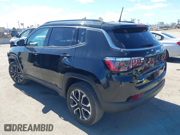 2022 Jeep Compass Limited с VIN 3C4NJDCB6NT133802, выставлен на аукционе IAAI как лот 41671098 с пробегом 29 863 миль миль и . История ставок и продаж доступна на DreamBid. Изображение 3.