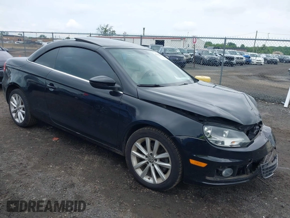 2014 Volkswagen Eos Sport with VIN WVWBW8AH2EV003356, listed as a IAAI auction lot 42394312 with 70,448 mi miles and . Bid and sale history available at DreamBid. Image 1.
