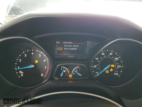 2018 Ford Focus Titanium with VIN 1FADP3N25JL242748, listed as a Copart auction lot 62106155 with 152,766 mi miles and Salvage title. Bid and sale history available at DreamBid. Image 9.