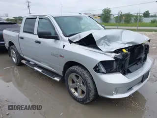 2018 Ram 1500 Express with VIN 3C6RR7KT8JG176179, listed as a IAAI auction lot 42579774 with 101,307 mi miles and . Bid and sale history available at DreamBid. Image 1.