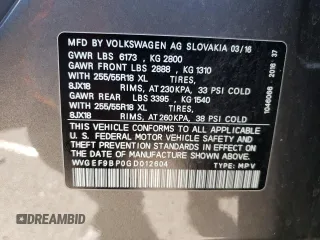2016 Volkswagen Touareg Sport с VIN WVGEF9BP0GD012604, выставлен на аукционе Copart как лот 85132214 с пробегом 127 155 миль миль и Чистый • Clean title. История ставок и продаж доступна на DreamBid. Изображение 13.