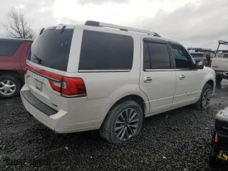2015 Lincoln Navigator with VIN 5LMJJ2JTXFEJ08765, listed as a Copart auction lot 43460855 with 138,353 mi miles and Salvage Title. Bid and sale history available at carsss.com. Image 3.