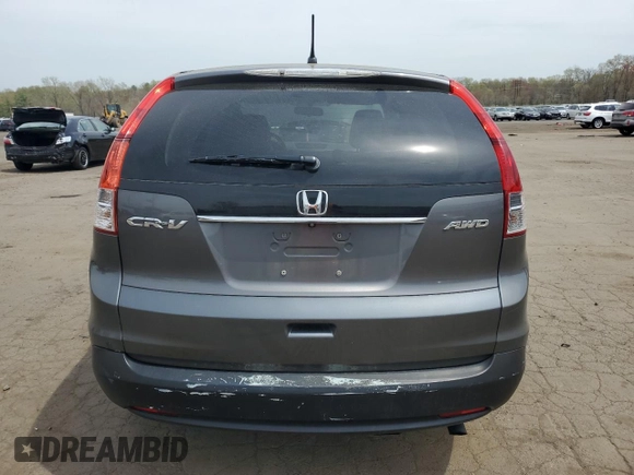 2014 Honda CR-V EX with VIN 2HKRM4H57EH659528, listed as a Copart auction lot 54573585 with 55,872 mi miles and Salvage Title. Bid and sale history available at carsss.com. Image 6.