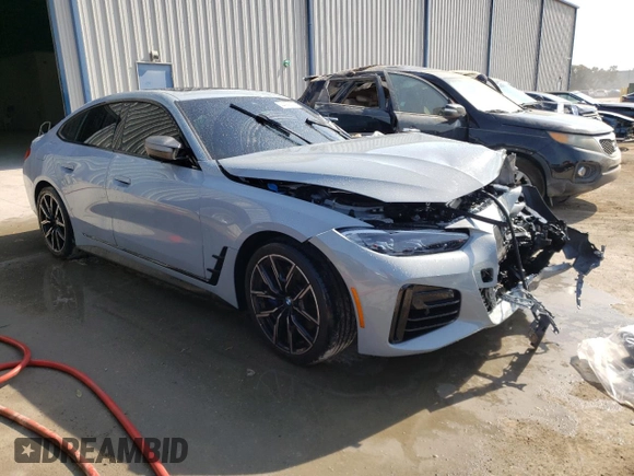 2023 BMW 4 Series M440i z VIN WBA63AW05PFN56369, wystawiony jako Copart lot #44258203 z przebiegiem 7 655 mil mil oraz . Historia ofert i sprzedaży dostępna na DreamBid. Obrazek 4.