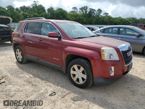 2012 GMC Terrain SLE-2 with VIN 2GKALSEK6C6342375, listed as a Copart auction lot 53983385 with 247,023 mi miles and Salvage Title. Bid and sale history available at DreamBid. Image 4.