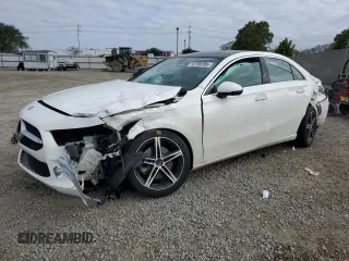 2020 Mercedes-Benz A 220 with VIN W1K3G4EB6LJ225957, listed as a Copart auction lot 53199785 with 65,017 mi miles and Salvage title. Bid and sale history available at DreamBid. Image 1.