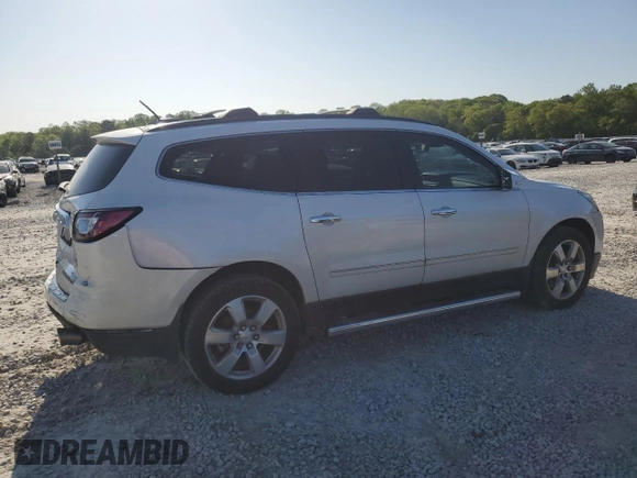 2016 Chevrolet Traverse LTZ z VIN 1GNKRJKD9GJ287581, wystawiony jako Copart lot #52200875 z przebiegiem 97 425 mil mil oraz Szkoda całkowita • Salvage title. Historia ofert i sprzedaży dostępna na DreamBid. Obrazek 3.