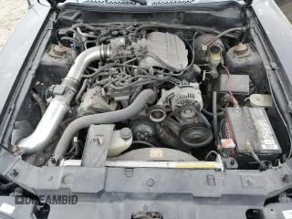 1997 Ford Mustang with VIN 1FALP4042VF198111, listed as a Copart auction lot 44245505 with 99,501 mi miles and Salvage Title. Bid and sale history available at carsss.com. Image 13.