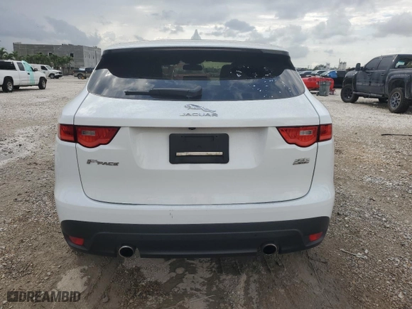 2017 Jaguar F-PACE 35t Prestige with VIN SADCK2BVXHA896703, listed as a Copart auction lot 45703625 with 58,480 mi miles and Salvage Title. Bid and sale history available at carsss.com. Image 6.