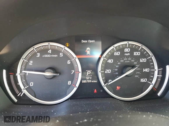 2014 Acura MDX Tech Pkg with VIN 5FRYD4H45EB005739, listed as a Copart auction lot 46707585 with 85,789 mi miles and Salvage Title. Bid and sale history available at carsss.com. Image 9.
