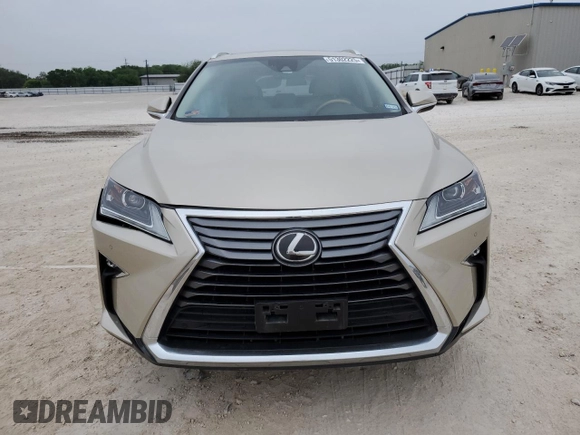 2016 Lexus RX 350 with VIN JTJBZMCA4G2009466, listed as a Copart auction lot 51302225 with 78,522 mi miles and Salvage Title. Bid and sale history available at DreamBid. Image 5.