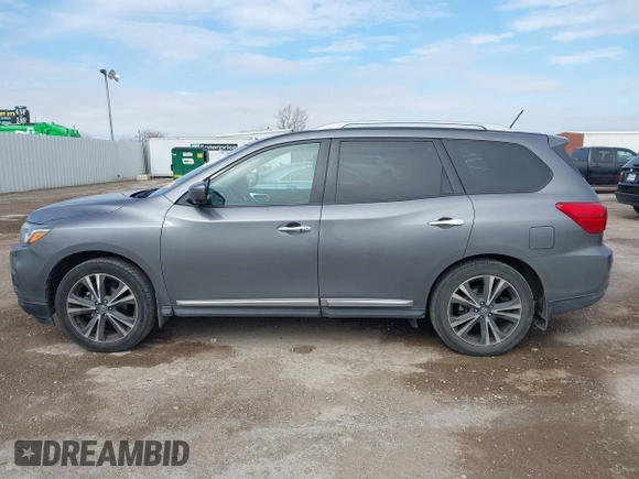 2018 Nissan Pathfinder SL with VIN 5N1DR2MN7JC678216, listed as a IAAI auction lot 41424767 with 94,139 mi miles. Bid and sale history available at carsss.com. Image 14.