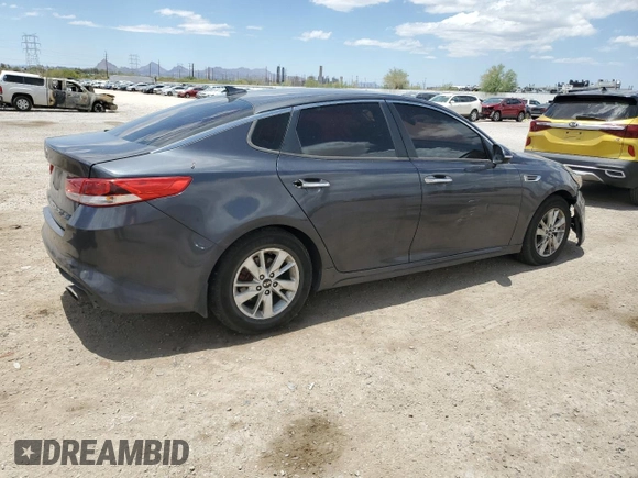 2017 Kia Optima LX with VIN KNAGT4L36H5179062, listed as a Copart auction lot 62503565 with 151,231 mi miles and Salvage title. Bid and sale history available at DreamBid. Image 3.