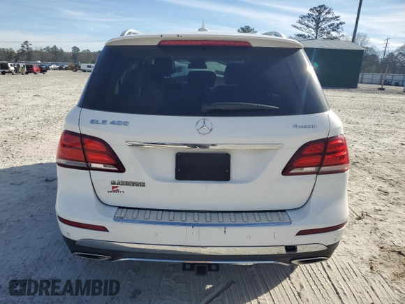 2019 Mercedes-Benz GLE 400 with VIN 4JGDA5GB2KB213859, listed as a Copart auction lot 49706625 with 109,706 mi miles and Salvage title. Bid and sale history available at DreamBid. Image 6.