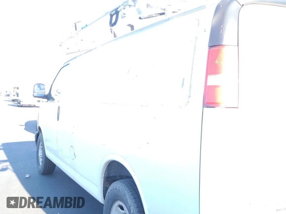2013 Chevrolet Express Cargo with VIN 1GCWGFCA6D1142155, listed as a IAAI auction lot 42670323 with 213,723 mi miles and . Bid and sale history available at DreamBid. Image 36.
