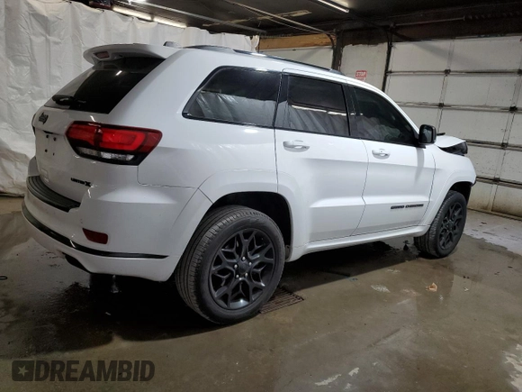 2021 Jeep Grand Cherokee 80th Anniversary z VIN 1C4RJFBG3MC701752, wystawiony jako Copart lot #52396005 z przebiegiem 45 842 mil mil oraz Szkoda całkowita • Salvage title. Historia ofert i sprzedaży dostępna na DreamBid. Obrazek 3.