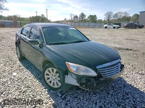 2014 Chrysler 200 LX with VIN 1C3CCBAB2EN206063, listed as a Copart auction lot 43357875 with 139,951 mi miles and Salvage Title. Bid and sale history available at DreamBid. Image 11.