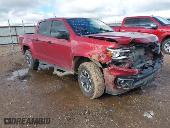 2021 Chevrolet Colorado 2WD Z71 with VIN 1GCGSDEN0M1107165, listed as a IAAI auction lot 42211981 with 115,906 mi miles and . Bid and sale history available at DreamBid. Image 1.