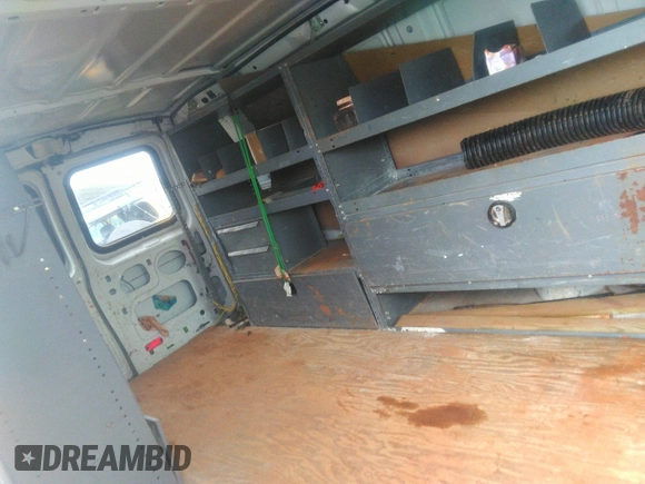 2011 Ford Econoline Cargo Commercial with VIN 1FTSE3EL2BDB29920, listed as a IAAI auction lot 41846856 with 295,174 mi miles. Bid and sale history available at carsss.com. Image 8.