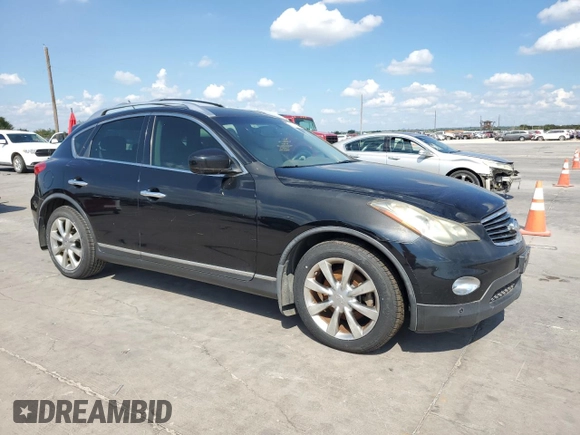 2010 Infiniti EX Journey with VIN JN1AJ0HP2AM700599, listed as a Copart auction lot 68061144 with 190,335 mi miles and Clean Title. Bid and sale history available at carsss.com. Image 4.