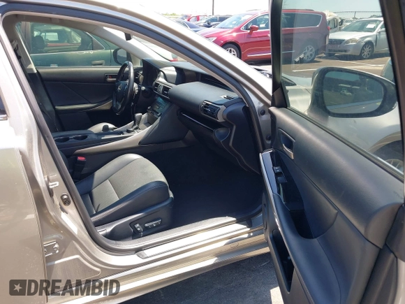 2017 Lexus IS 200t with VIN JTHBA1D27H5044307, listed as a IAAI auction lot 42319023 with 115,672 mi miles and . Bid and sale history available at DreamBid. Image 5.