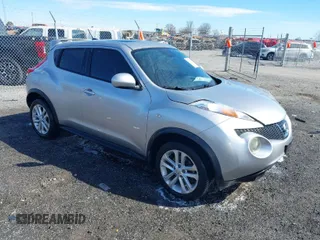 2011 Nissan Juke SL with VIN JN8AF5MR0BT000448, listed as a IAAI auction lot 41732597 with 99,334 mi miles. Bid and sale history available at carsss.com. Image 1.