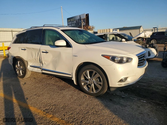 2014 Infiniti QX60 Hybrid with VIN 5N1CL0MN8EC515064, listed as a Copart auction lot 78947954 with NaN miles and Salvage Title. Bid and sale history available at carsss.com. Image 4.