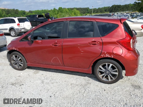 2018 Nissan Note SV with VIN 3N1CE2CP0JL356183, listed as a Copart auction lot 54923795 with 70,545 mi miles and Salvage title. Bid and sale history available at DreamBid. Image 2.