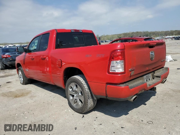 2020 Ram 1500 Big Horn z VIN 1C6SRFBT6LN201358, wystawiony jako Copart lot #53646715 z przebiegiem 84 822 mil mil oraz Szkoda całkowita • Salvage title. Historia ofert i sprzedaży dostępna na DreamBid. Obrazek 2.