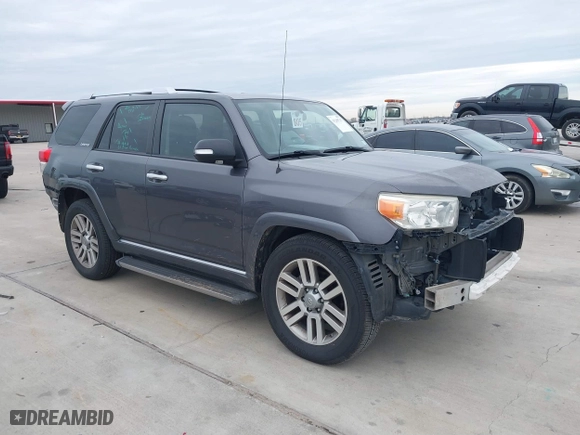 2010 Toyota 4Runner SR5 with VIN JTEZU5JR0A5012171, listed as a IAAI auction lot 41289747 with 151,537 mi miles. Bid and sale history available at carsss.com. Image 1.