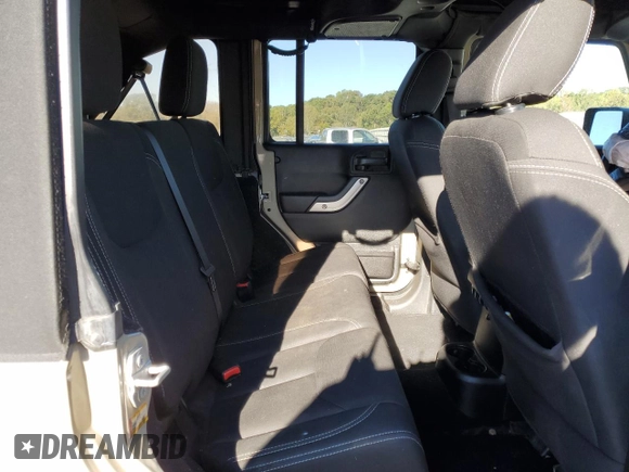 2017 Jeep Wrangler Unlimited Sahara with VIN 1C4BJWEG3HL755409, listed as a Copart auction lot 76268524 with 0 mi miles and Salvage Title. Bid and sale history available at carsss.com. Image 10.