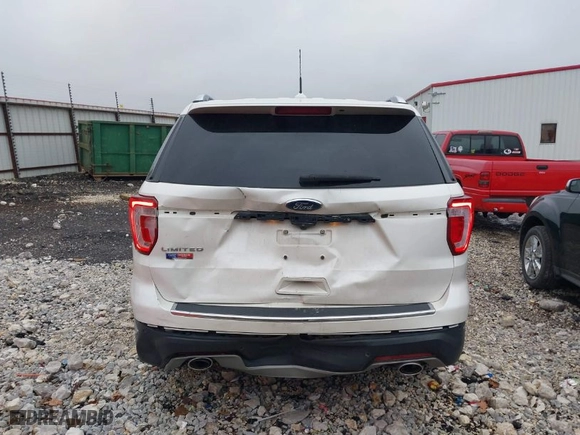 2018 Ford Explorer Limited with VIN 1FM5K7F82JGC69918, listed as a IAAI auction lot 41427239 with 128,784 mi miles. Bid and sale history available at carsss.com. Image 16.