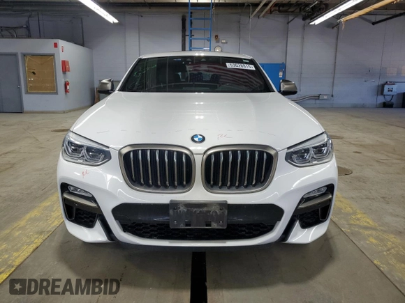 2019 BMW X4 M40i z VIN 5UXUJ5C55KLJ64198, wystawiony jako Copart lot #53028815 z przebiegiem 59 780 mil mil oraz Szkody całkowita. Historia ofert i sprzedaży dostępna na DreamBid. Obrazek 5.