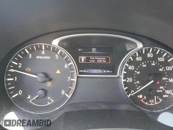 2017 Nissan Altima SV with VIN 1N4AL3AP7HC178576, listed as a Copart auction lot 65645005 with 145,106 mi miles and Clean title. Bid and sale history available at DreamBid. Image 9.