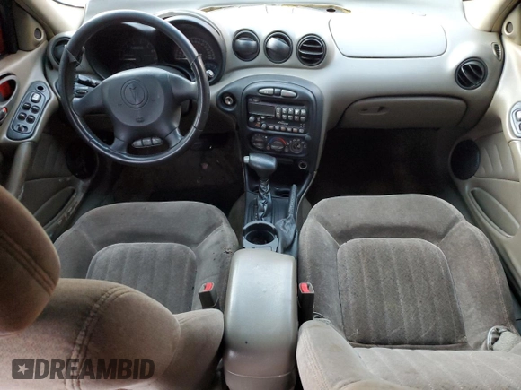 2001 Pontiac Grand Am GT with VIN 1G2NW52E51C111447, listed as a Copart auction lot 44349795 with 0 mi miles and Salvage Title. Bid and sale history available at carsss.com. Image 8.
