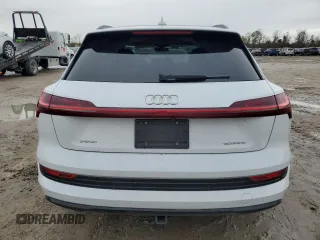 2023 Audi e-tron Premium Plus with VIN WA1LAAGE4PB011657, listed as a Copart auction lot 88472875 with 15,640 mi miles and Salvage title. Bid and sale history available at DreamBid. Image 6.