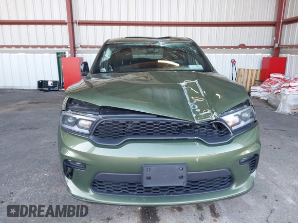2021 Dodge Durango GT Plus with VIN 1C4RDJDG7MC696885, listed as a IAAI auction lot 41877464 with 85,835 mi miles. Bid and sale history available at carsss.com. Image 12.