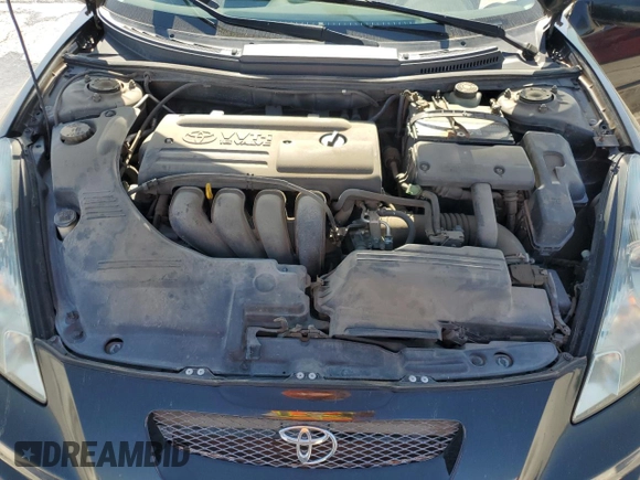 2003 Toyota Celica GT with VIN JTDDR32T330162046, listed as a Copart auction lot 57038905 with 119,768 mi miles and Salvage title. Bid and sale history available at DreamBid. Image 11.