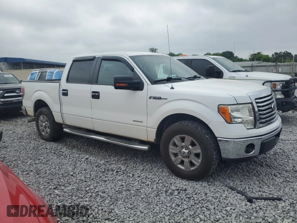 2012 Ford F-150 XL with VIN 1FTFW1CT4CKE02889, listed as a Copart auction lot 54021855 with 217,007 mi miles and Clean Title. Bid and sale history available at carsss.com. Image 4.