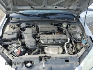 2004 Honda Civic EX with VIN 2HGES26894H502338, listed as a Copart auction lot 53356485 with 129,593 mi miles and Salvage Title. Bid and sale history available at carsss.com. Image 11.