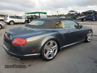 2013 Bentley Continental GT with VIN SCBGR3ZA6DC080610, listed as a Copart auction lot 74080524 with Not Provided miles and Salvage Title. Bid and sale history available at DreamBid. Image 3.