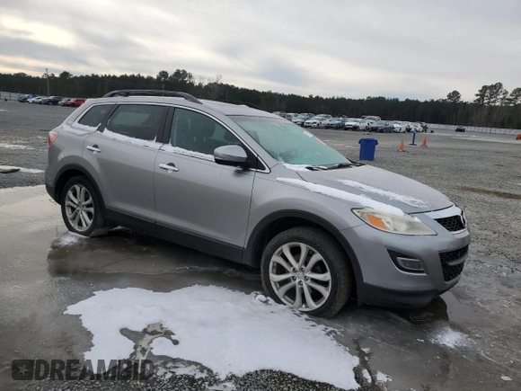 2012 Mazda CX-9 Grand Touring with VIN JM3TB3DV6C0345754, listed as a Copart auction lot 88997245 with 163,254 mi miles and Salvage Title. Bid and sale history available at carsss.com. Image 4.